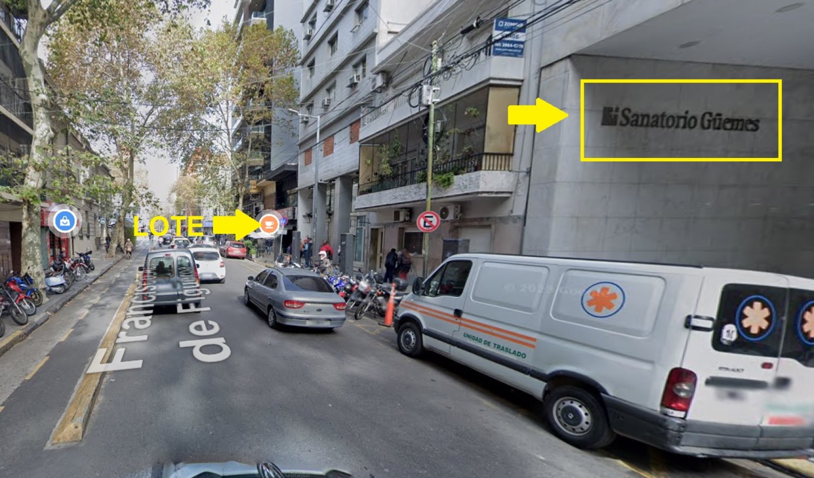 ZONA COMERCIAL A METROS DE AV. CORDOBA  AL LADO DEL SANATORIO GUEMES 1.545m2 VENDIBLES