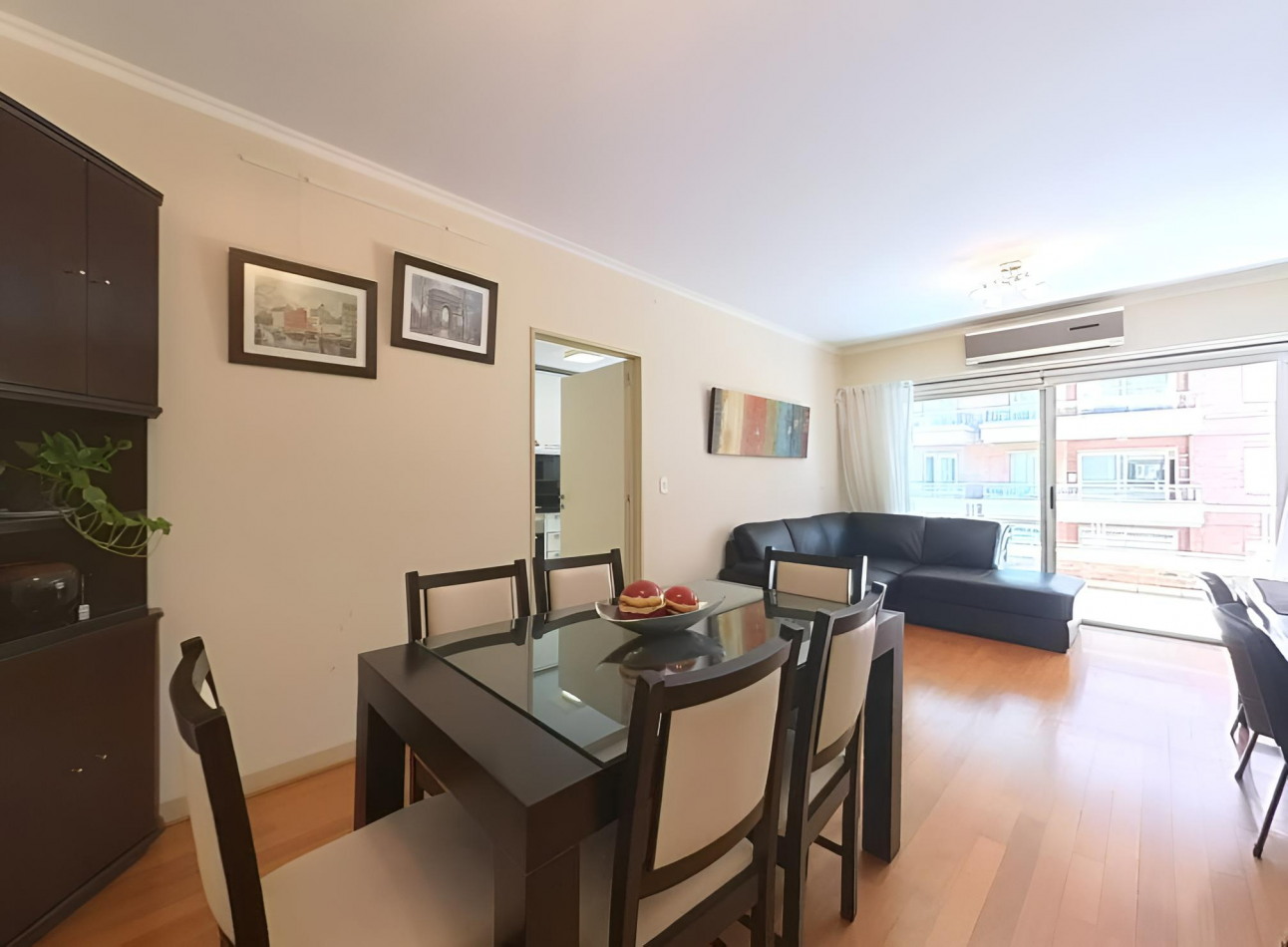 2 Amb de 70 m² AMOBLADO Piso 6 Balcon Terraza Agradable Vista a Jardines y Piscina Bayres Madero