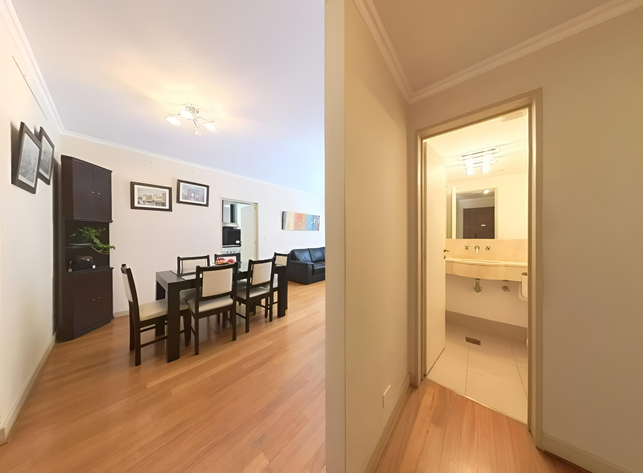 2 Amb de 70 m² AMOBLADO Piso 6 Balcon Terraza Agradable Vista a Jardines y Piscina Bayres Madero